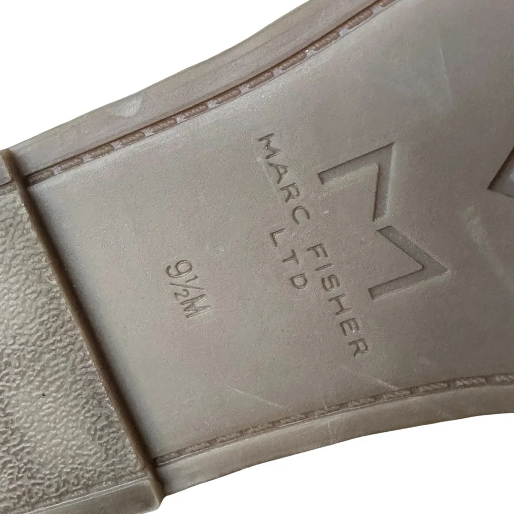 Mark‎ Fisher Nelly Ankle Strap Espadrille Platform Wedge Suede Sandals Size 9.5